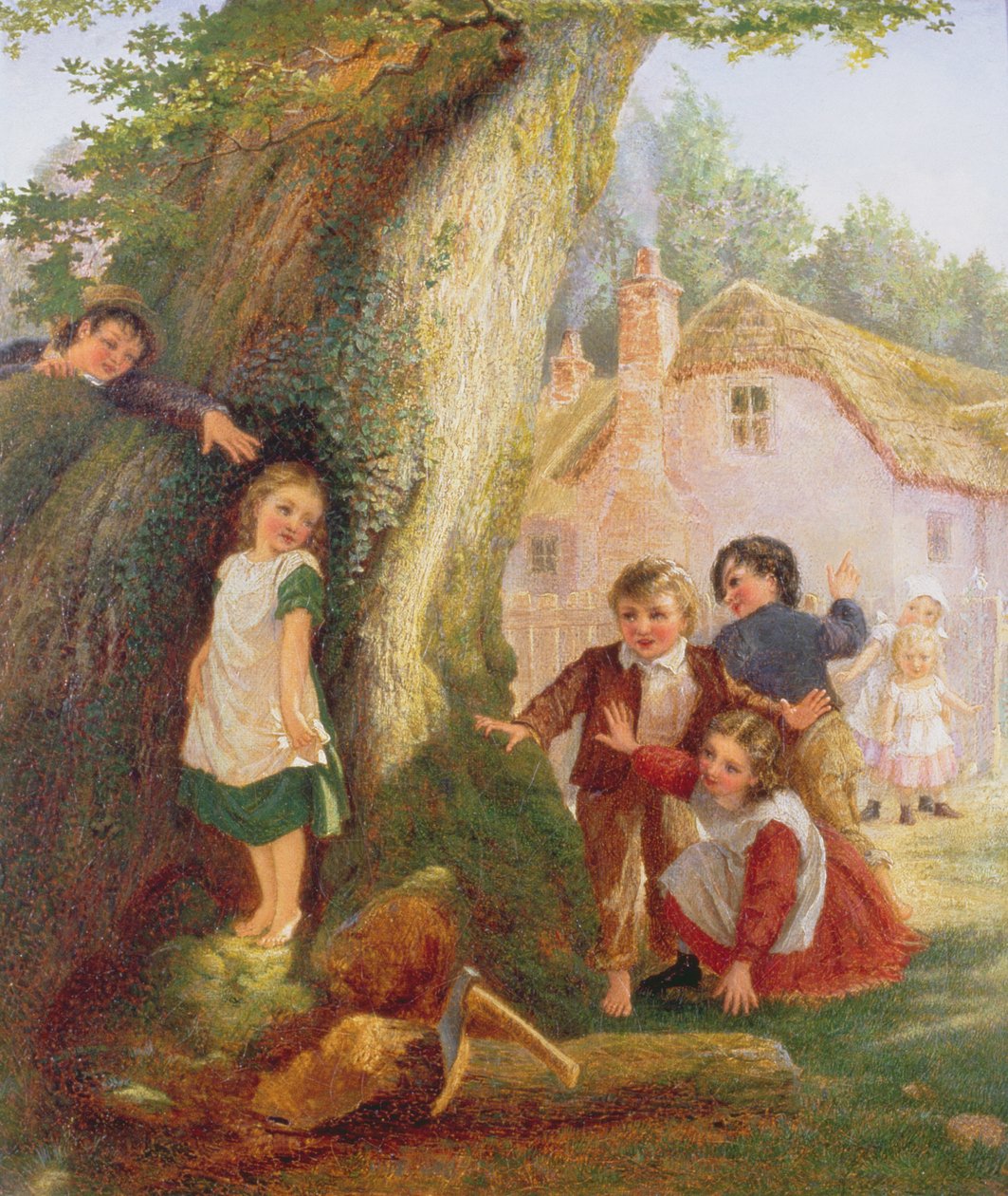 Hide and Go Seek, 1869 od Samuel McCloy