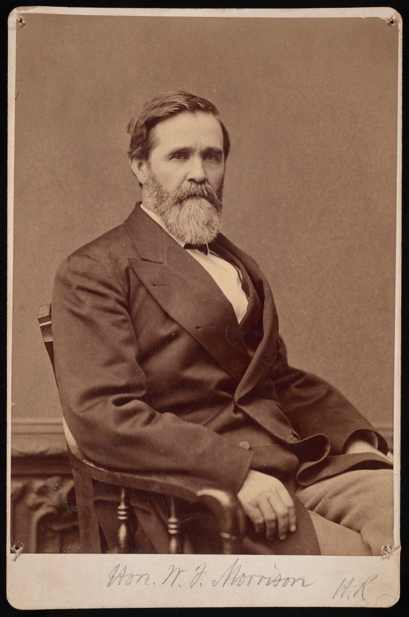 Portrét Hon. W.F. Morrison, mezi 1876 a 1880. od Samuel Montague Fassett
