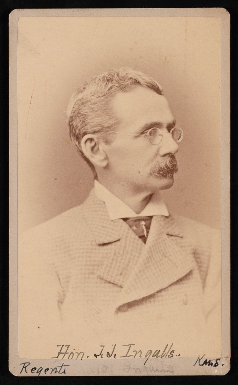 Portrét Johna Jamese Ingallse 1833-1900, mezi 1876 a 1880. od Samuel Montague Fassett