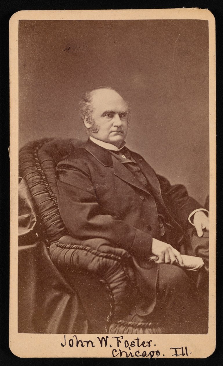 Portrét Johna Wellse Fostera 1815-1873, mezi 1872 a 1873. od Samuel Montague Fassett