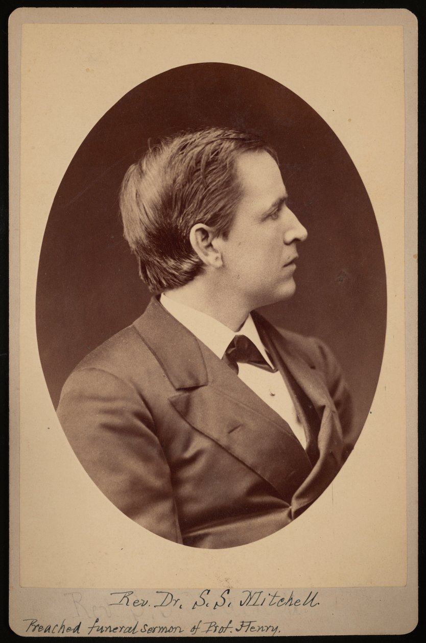 Portrét reverenda Samuela Swaina Mitchella 1839-1919, mezi 1876 a 1880. od Samuel Montague Fassett