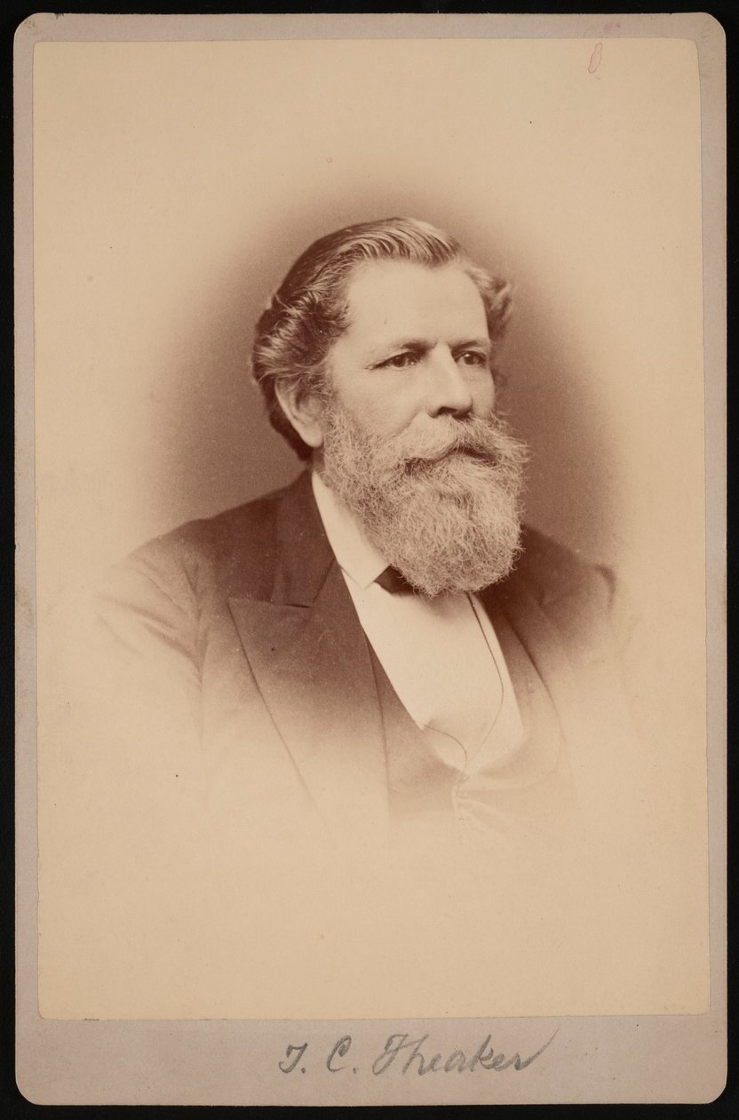 Portrét Thomase Clarke Theaker 1812-1883, mezi 1876 a 1880. od Samuel Montague Fassett
