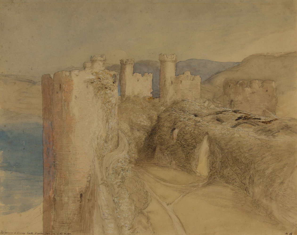 Hrad Conway od Samuel Palmer