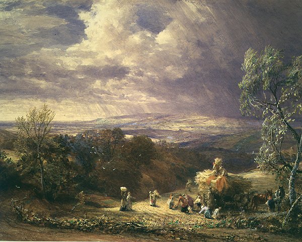 Sklizeň (kvaš) od Samuel Palmer
