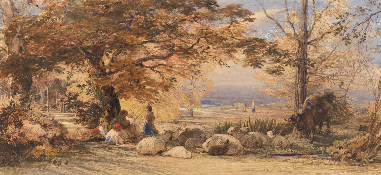 Rustikální spokojenost od Samuel Palmer