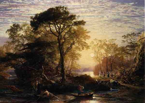 Sir Guyon s účastí Palmera (akvarel a kvaš na papíře) od Samuel Palmer