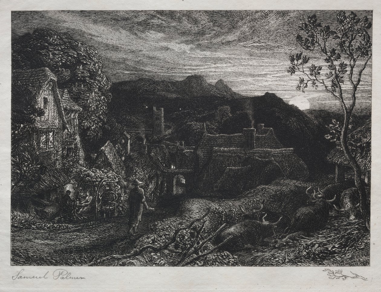 Zvonilka, 1879. od Samuel Palmer