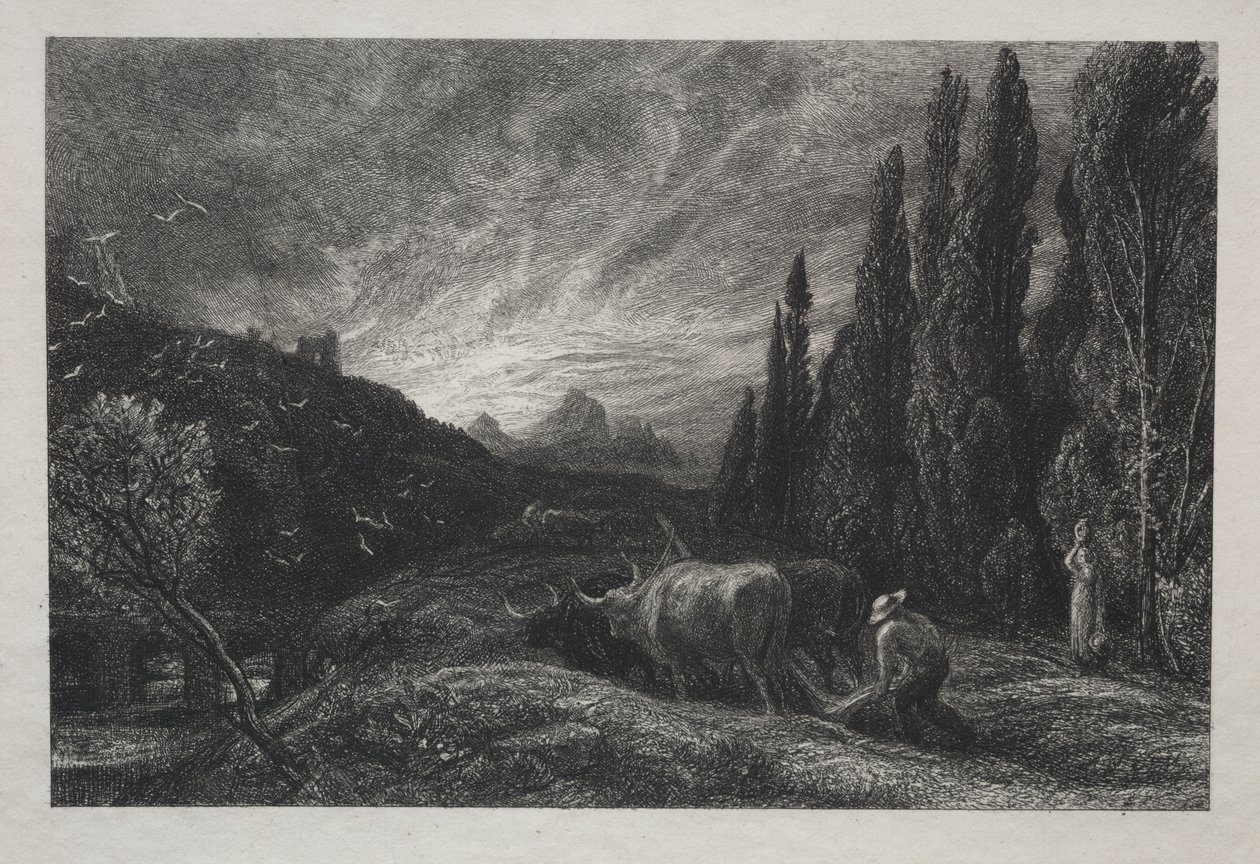 Raný oráč od Samuel Palmer