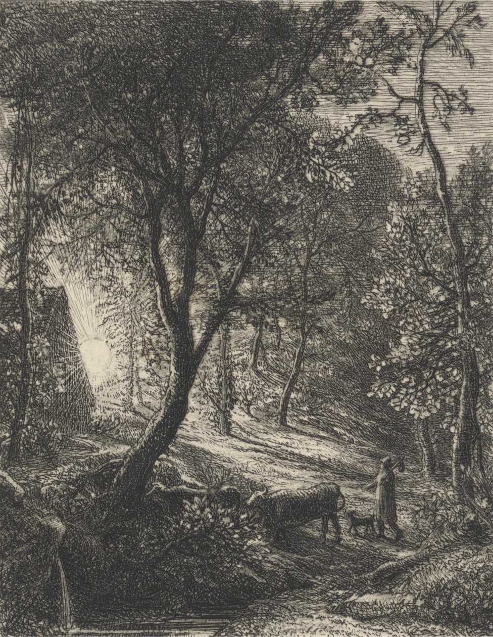 Pastevková chata od Samuel Palmer