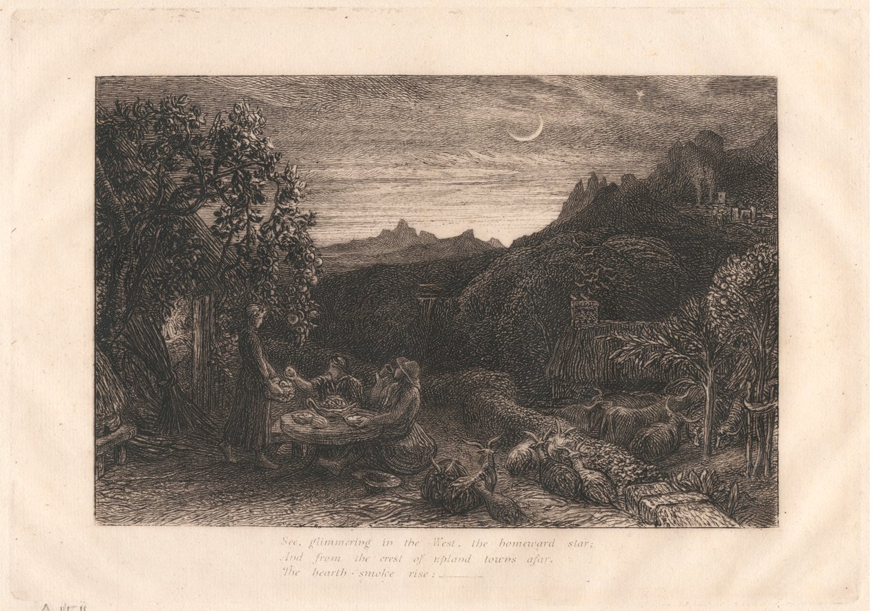 Homeward Star od Samuel Palmer