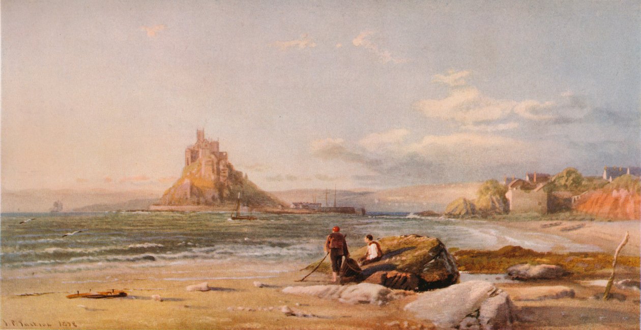 St. Michaels Mount, Cornwall, 1878 od Samuel Phillips Jackson