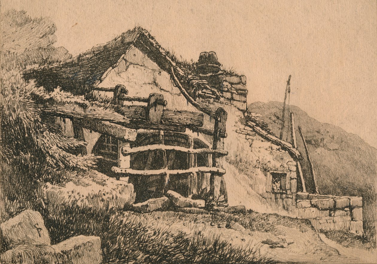 V Tintagelu, 1816 od Samuel Prout