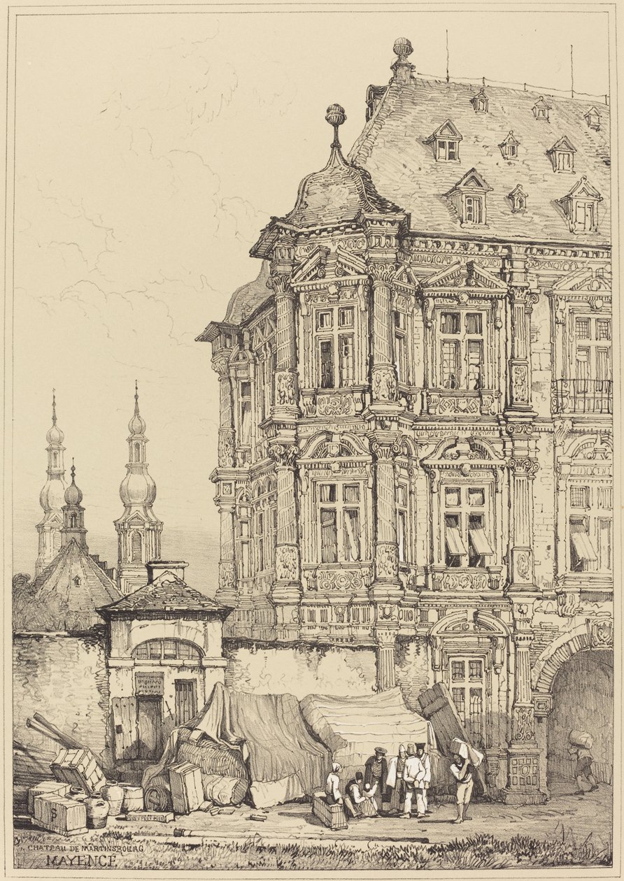 Zámek Martinsburg, Mohuč od Samuel Prout