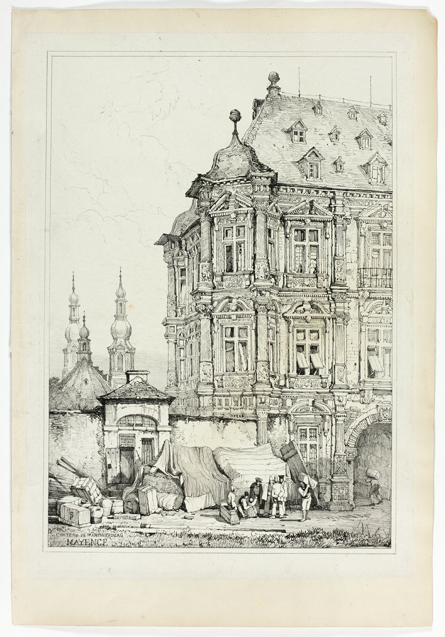 Zámek Martinsburg, Mohuč od Samuel Prout