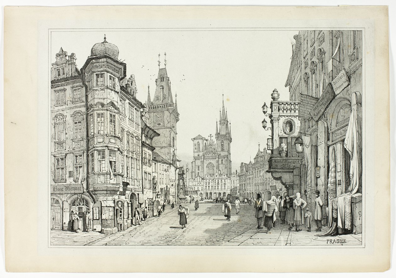 Praha od Samuel Prout