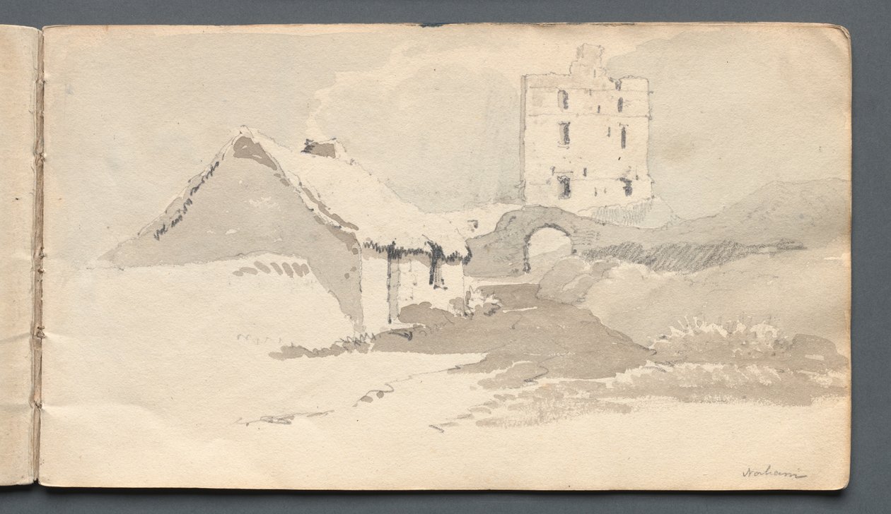 Nákres: Norham od Samuel Prout