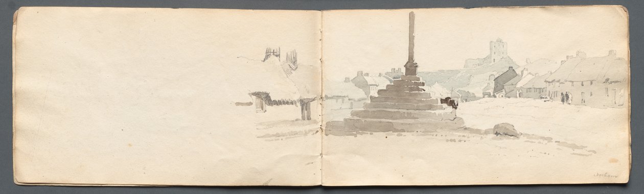 Náčrtník: Norham, 1814. od Samuel Prout