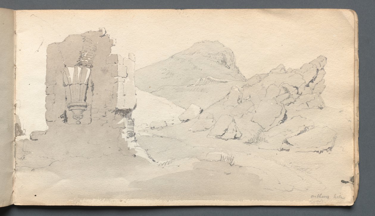 Náčrtník: Ruin, 1814. od Samuel Prout