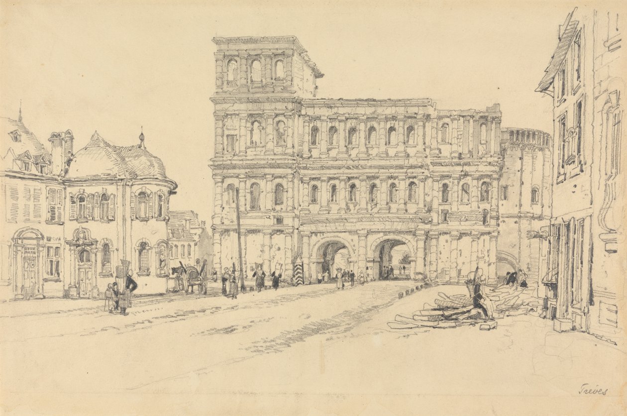 Porta Nigra, Trier od Samuel Prout