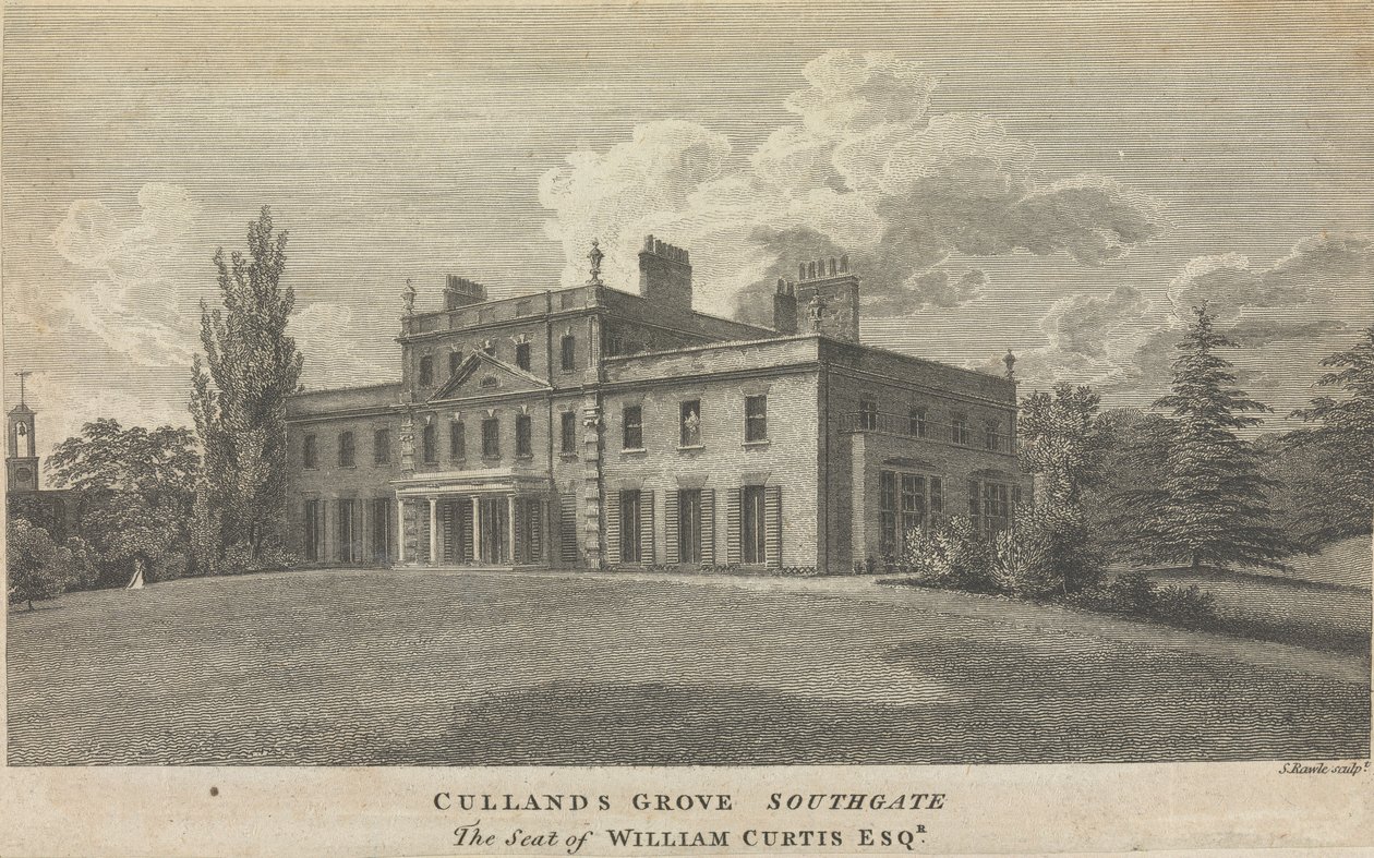 Cullands Grove Southgate, sídlo Williama Curtise, Esquire; Strana 83 (Svazek jedna) od Samuel Rawle