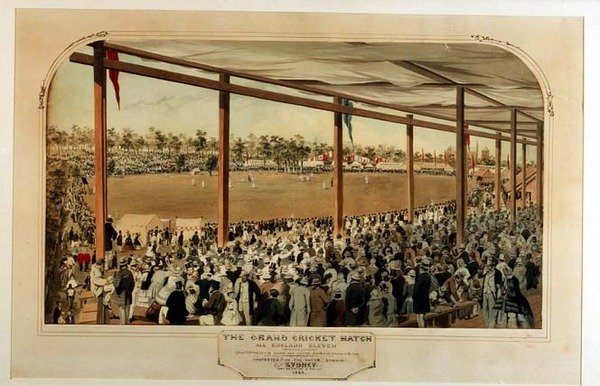 The Grand Cricket Match: All England Eleven versus 22 of New South Wales od Samuel Thomas Gill