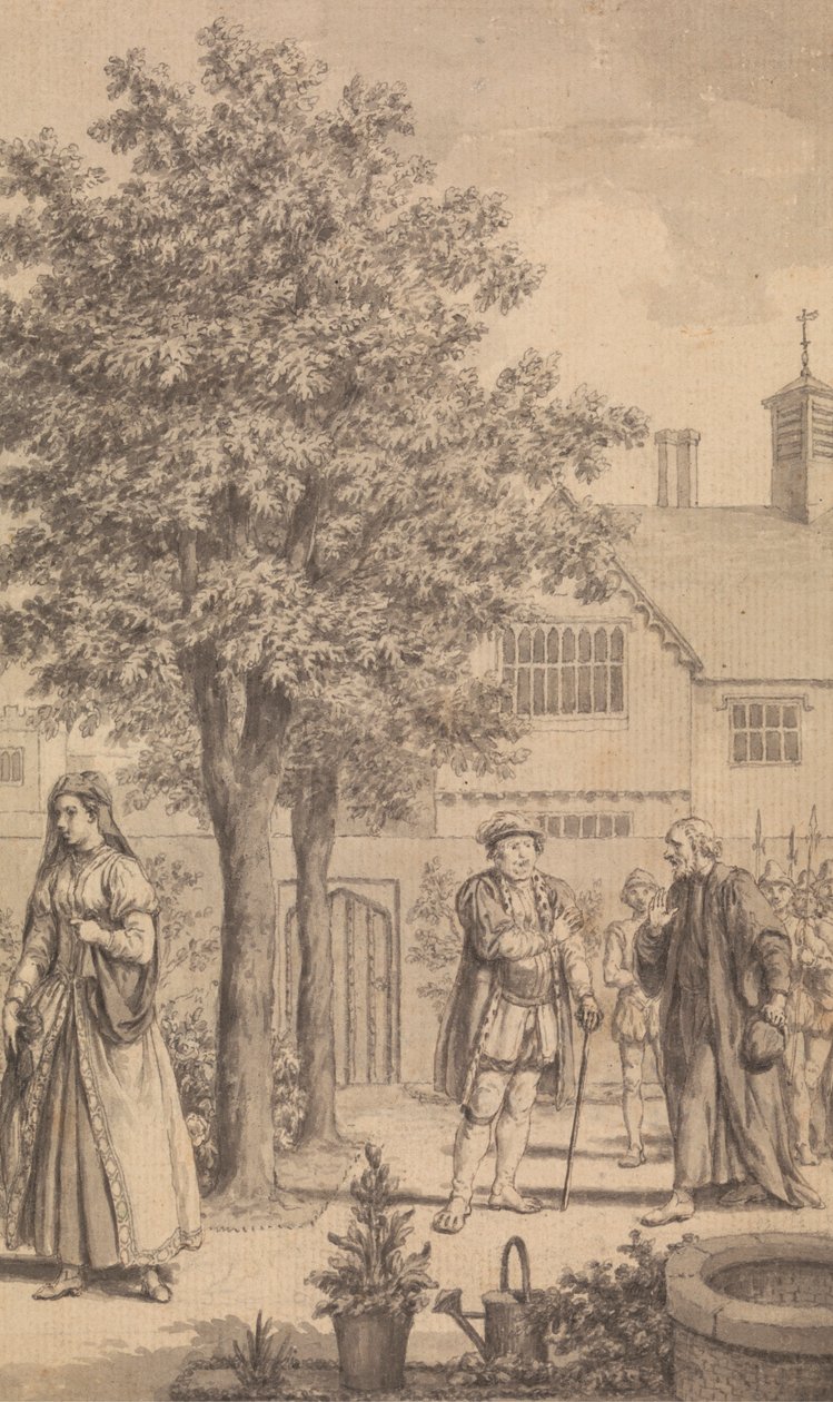 Catherine Parr, Jindřich VIII a biskup Gardner od Samuel Wale