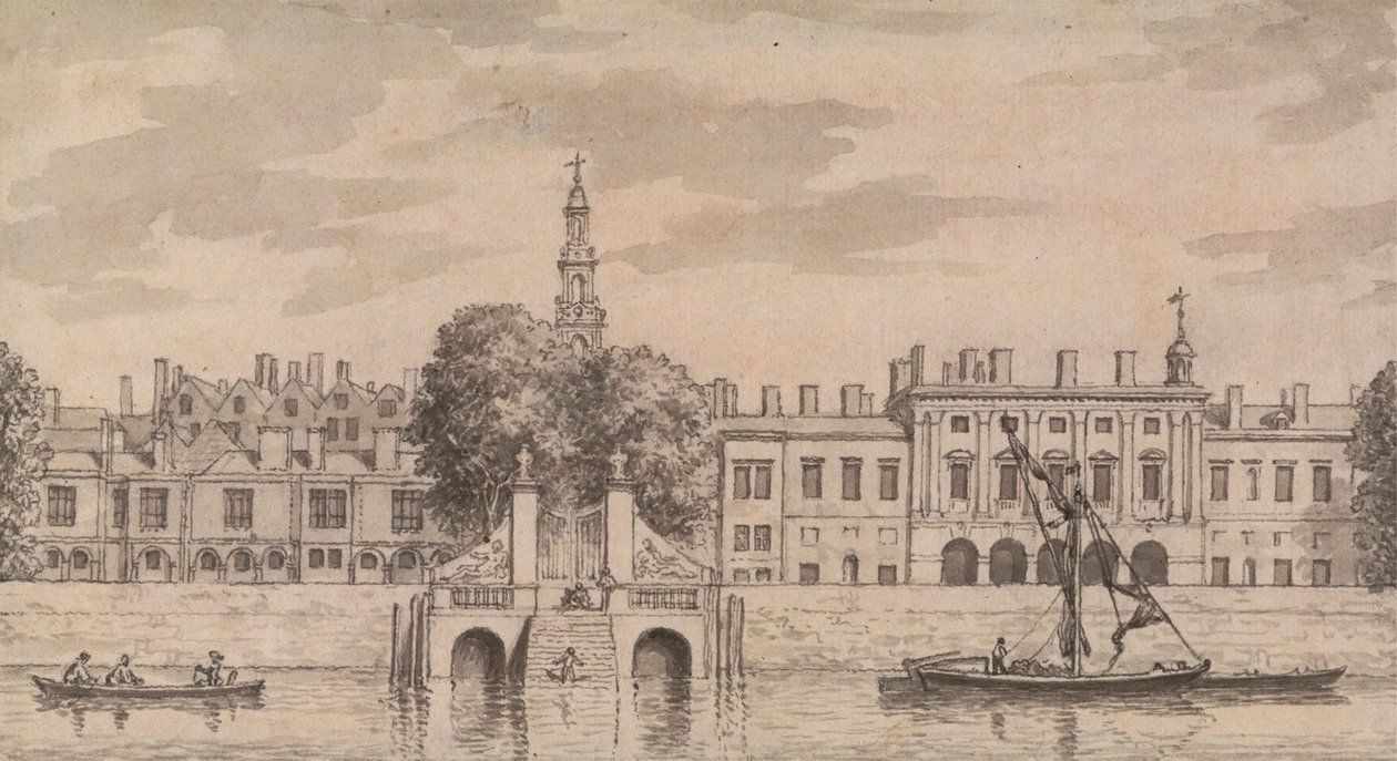 Starý Somerset House od Samuel Wale