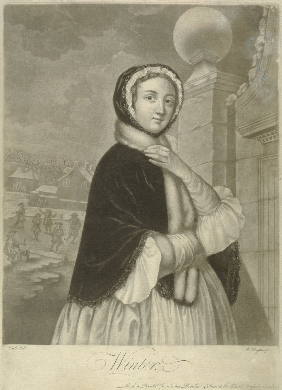 zima (mezzotinta) od Samuel Wale