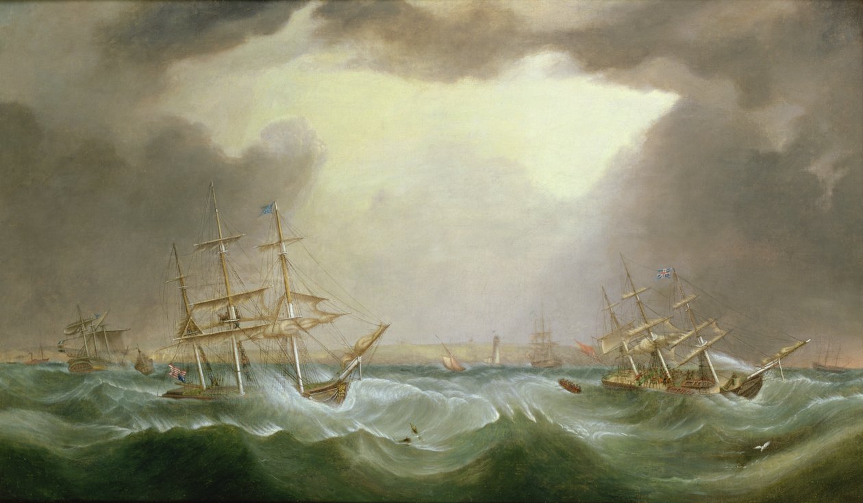 Velká vichřice 6. a 7. ledna 1839, 1882 od Samuel Walters