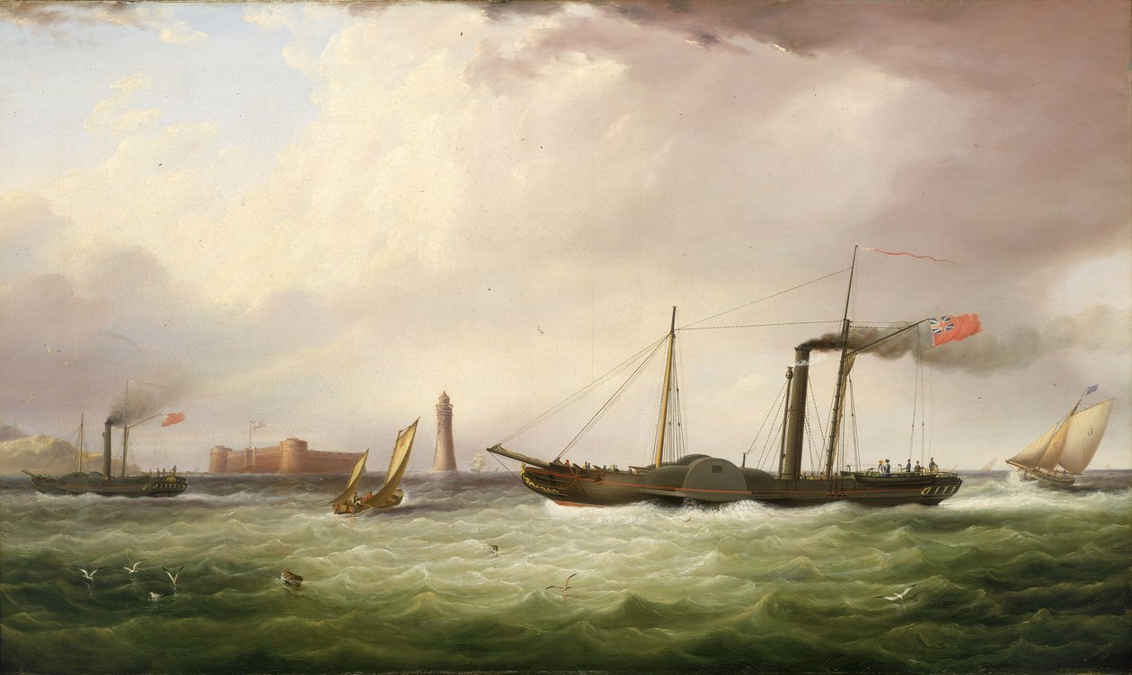 Pádlový parník "Ariel od Samuel Walters