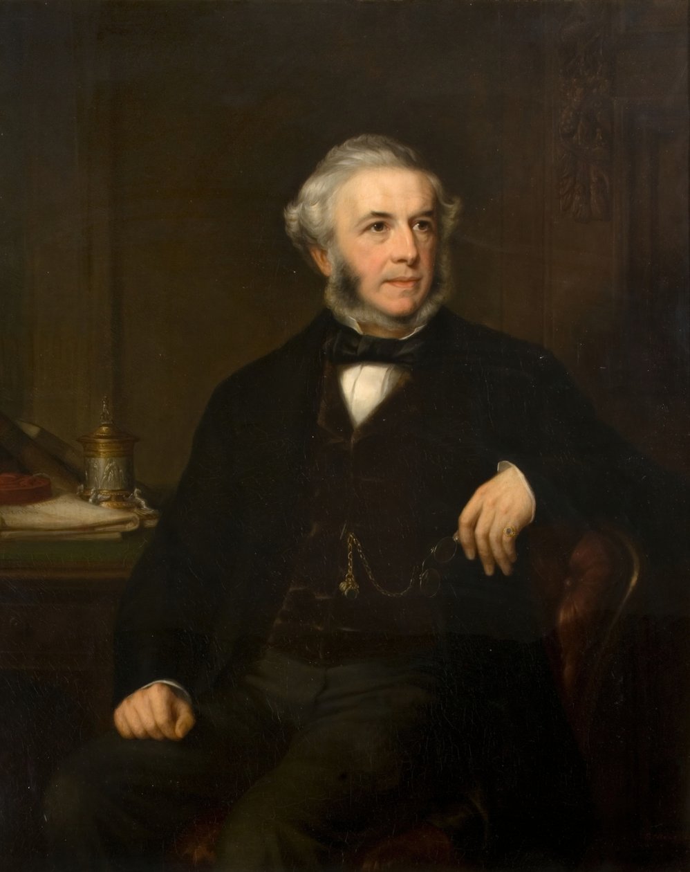 Portrét George Richards Elkington 1800-1865, 1865. od Samuel West