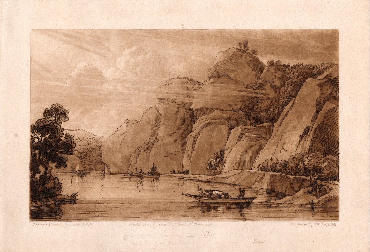 Mezi Namurem a Lutychem od Samuel William Reynolds
