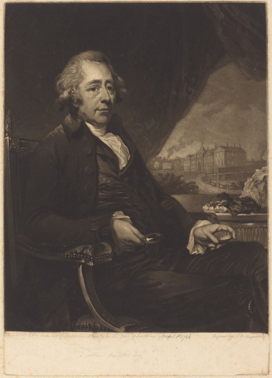 Matthew Boulton, F.R.S. od Samuel William Reynolds I