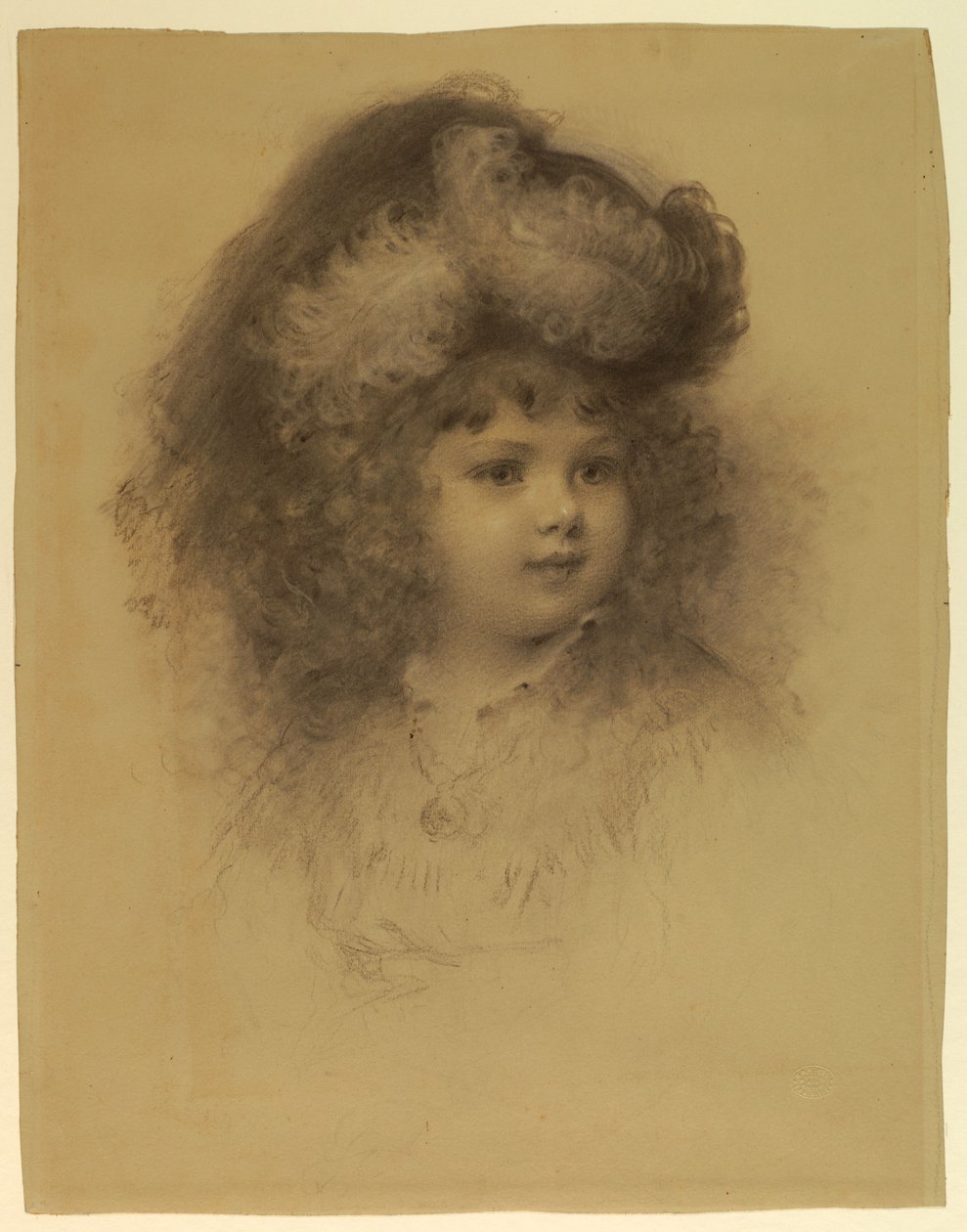 Portrét mladé dívky od Samuel Worcester Rowse
