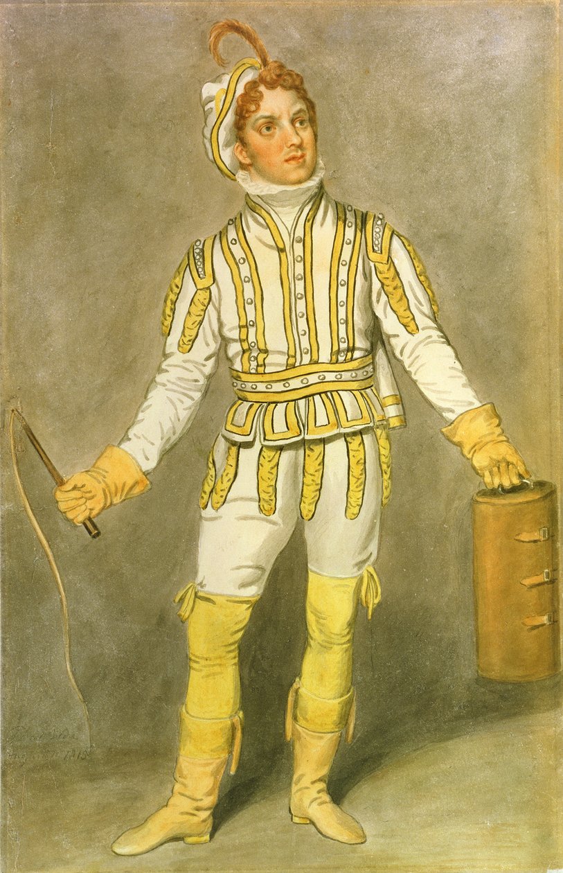 John Pritt Harley (1786-1858) jako Pedrillo v 