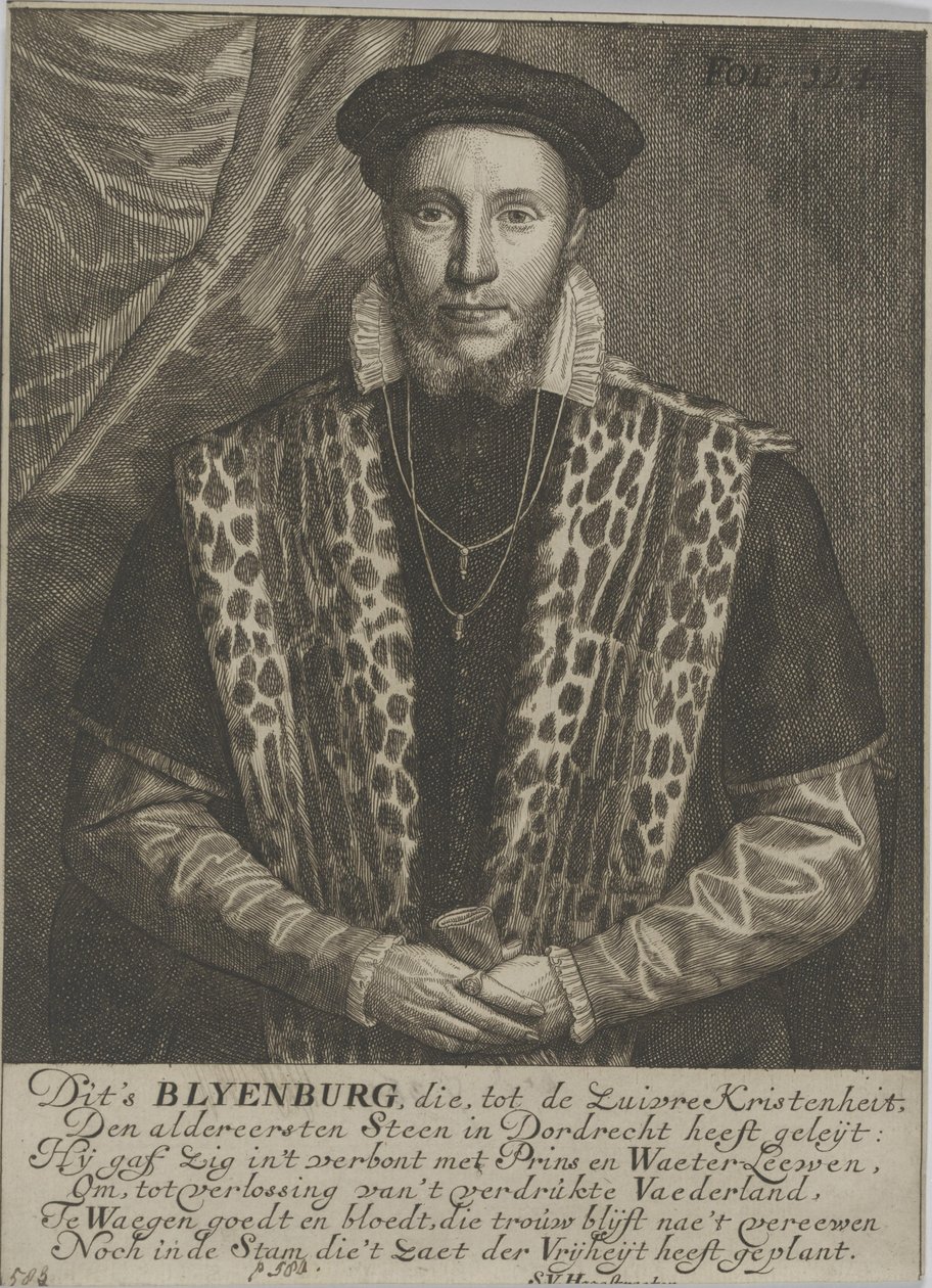 Portrét Adriaana van Blyenburga, pána ze Schobbelandu od Samuel van Hoogstraten