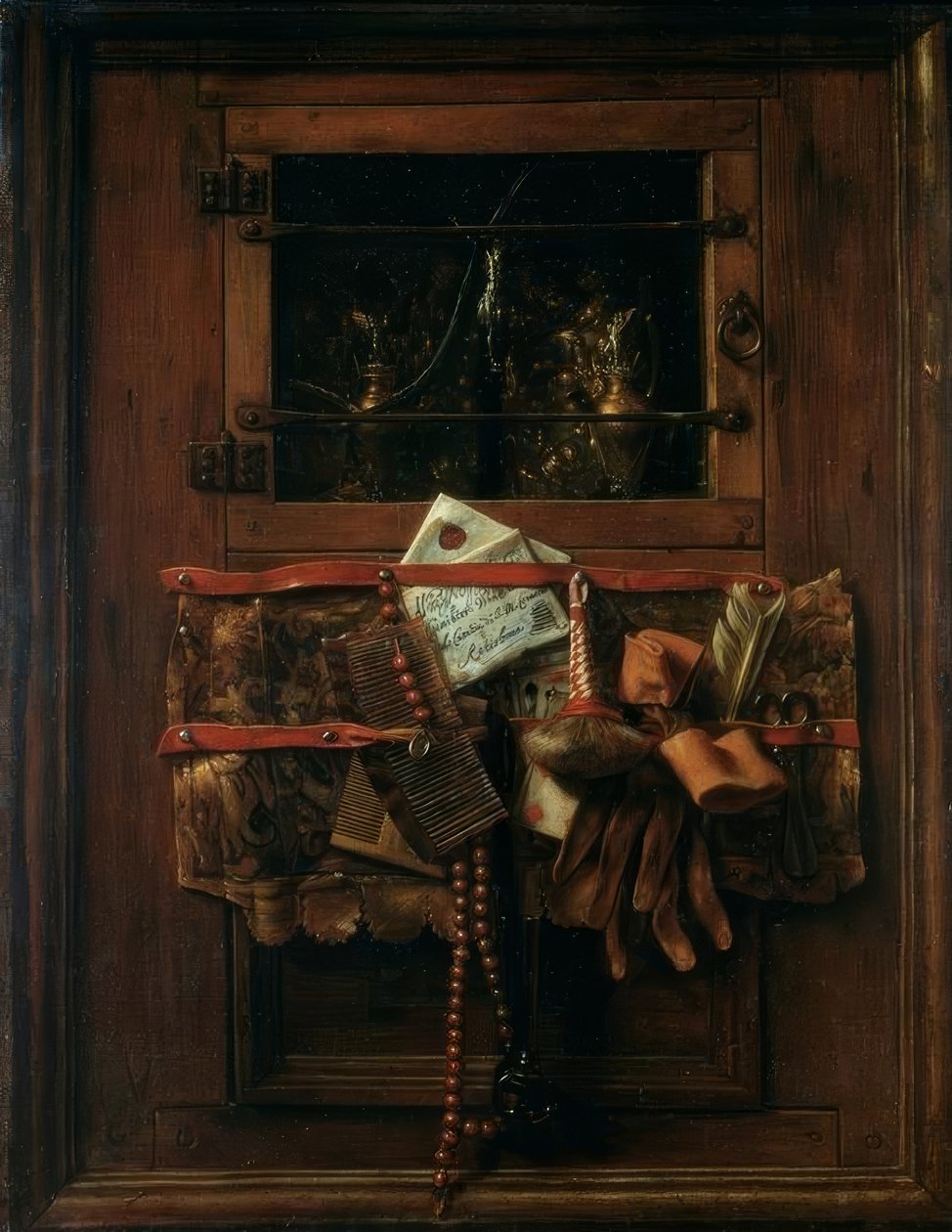 Zátiší s dopisem od Samuel van Hoogstraten