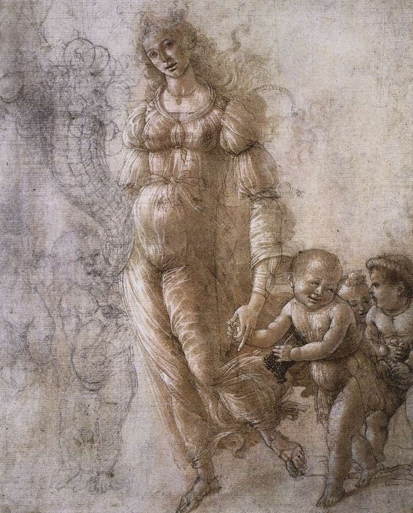 Alegorie hojnosti od Sandro Botticelli