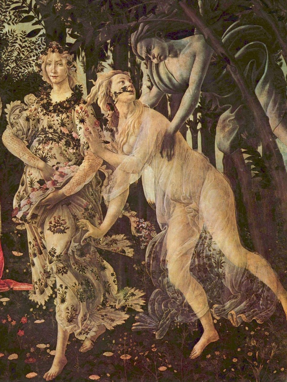 Chloris a Zephyrus od Sandro Botticelli
