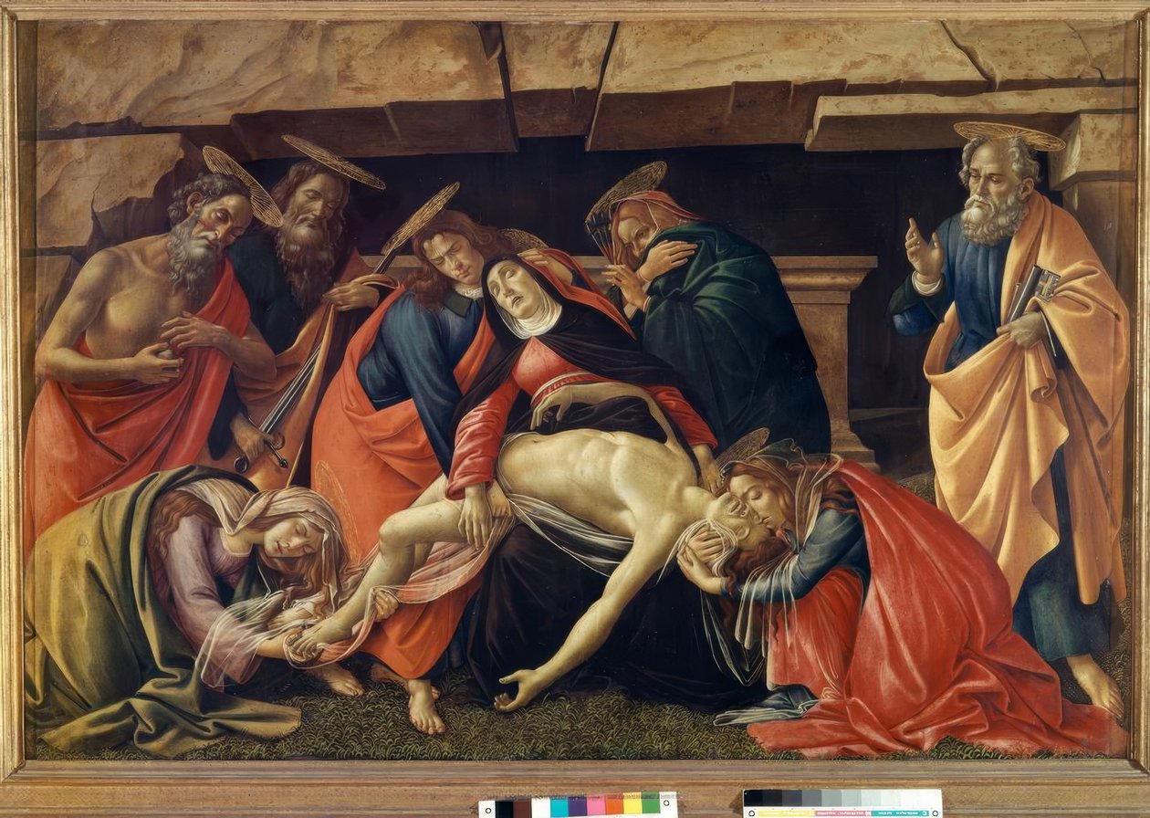 Oplakávání Krista od Sandro Botticelli