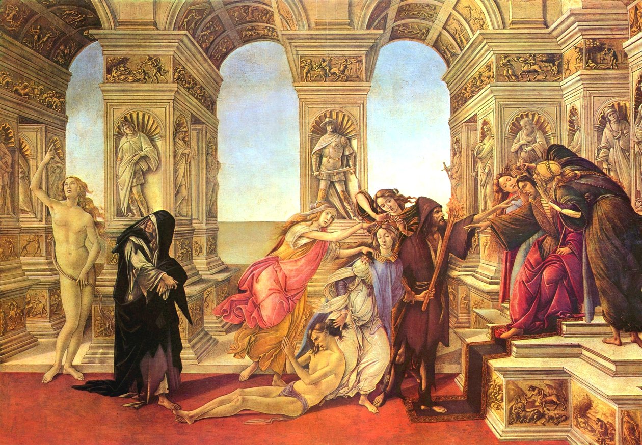 Hanobení Apelles od Sandro Botticelli