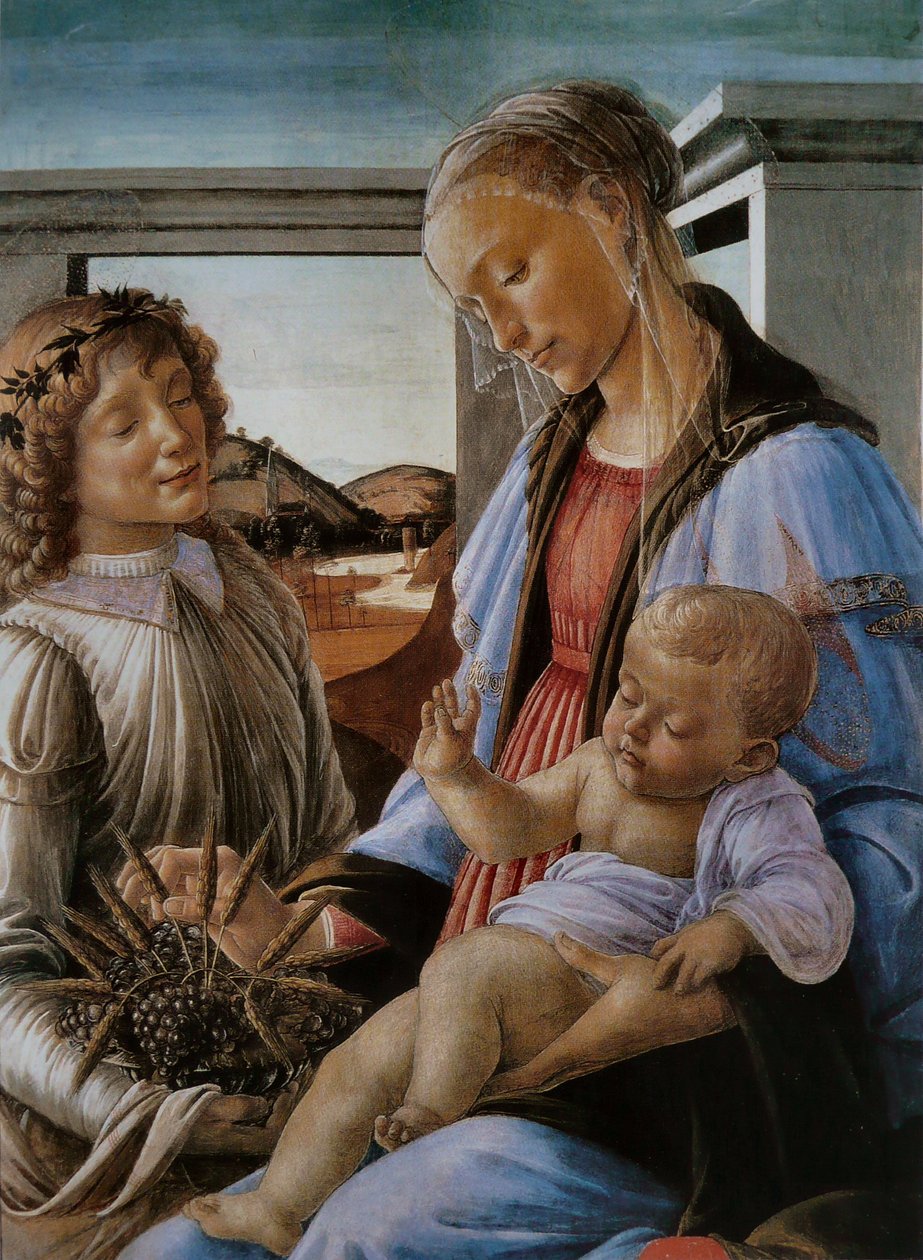 Madone od lEucharistie od Sandro Botticelli