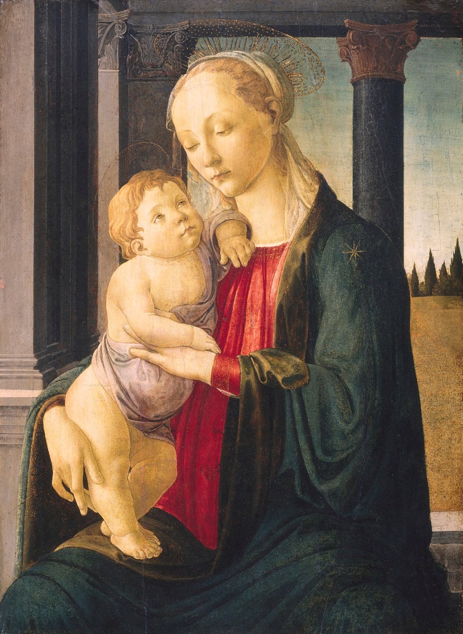 Madonna a dítě od Sandro Botticelli