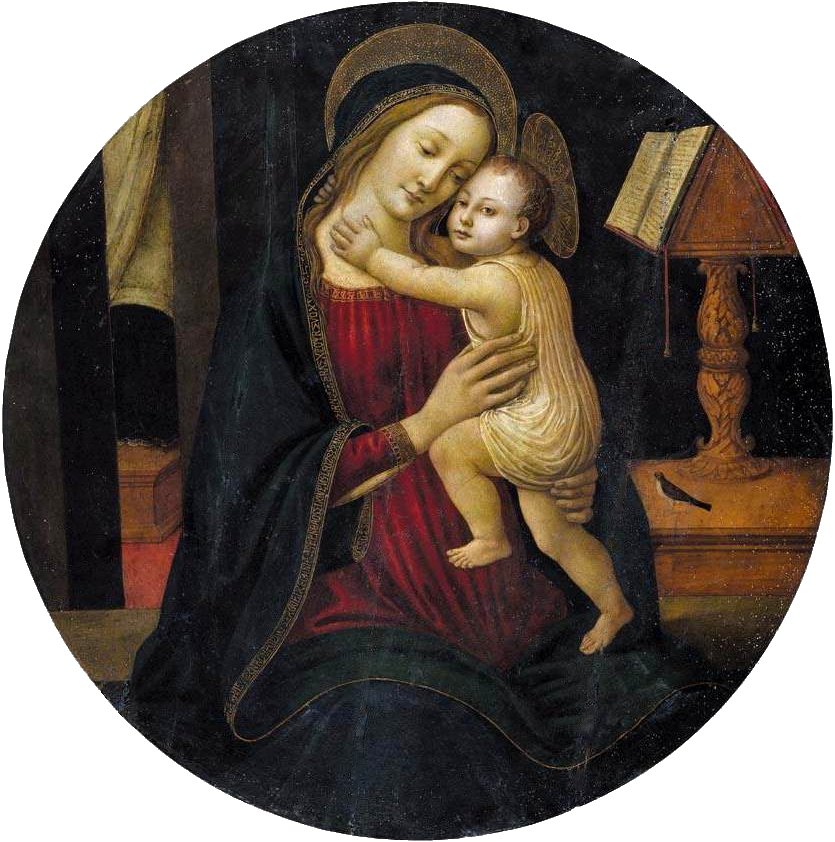 Madonna a dítě od Sandro Botticelli