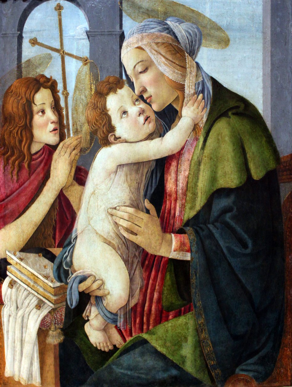 Madona s dítětem s dítětem St. John od Sandro Botticelli