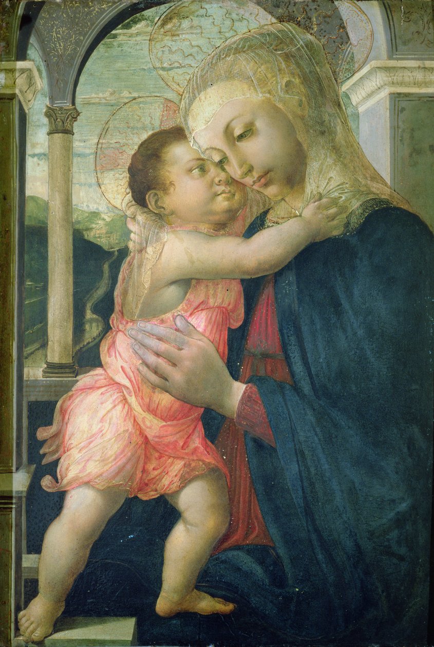 Madona z lodžie, 1467-70 od Sandro Botticelli