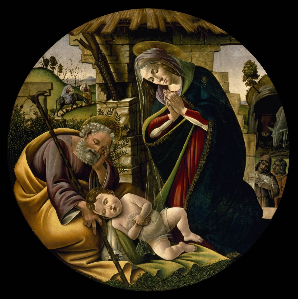 Klanění Kristova dítěte od Sandro Botticelli