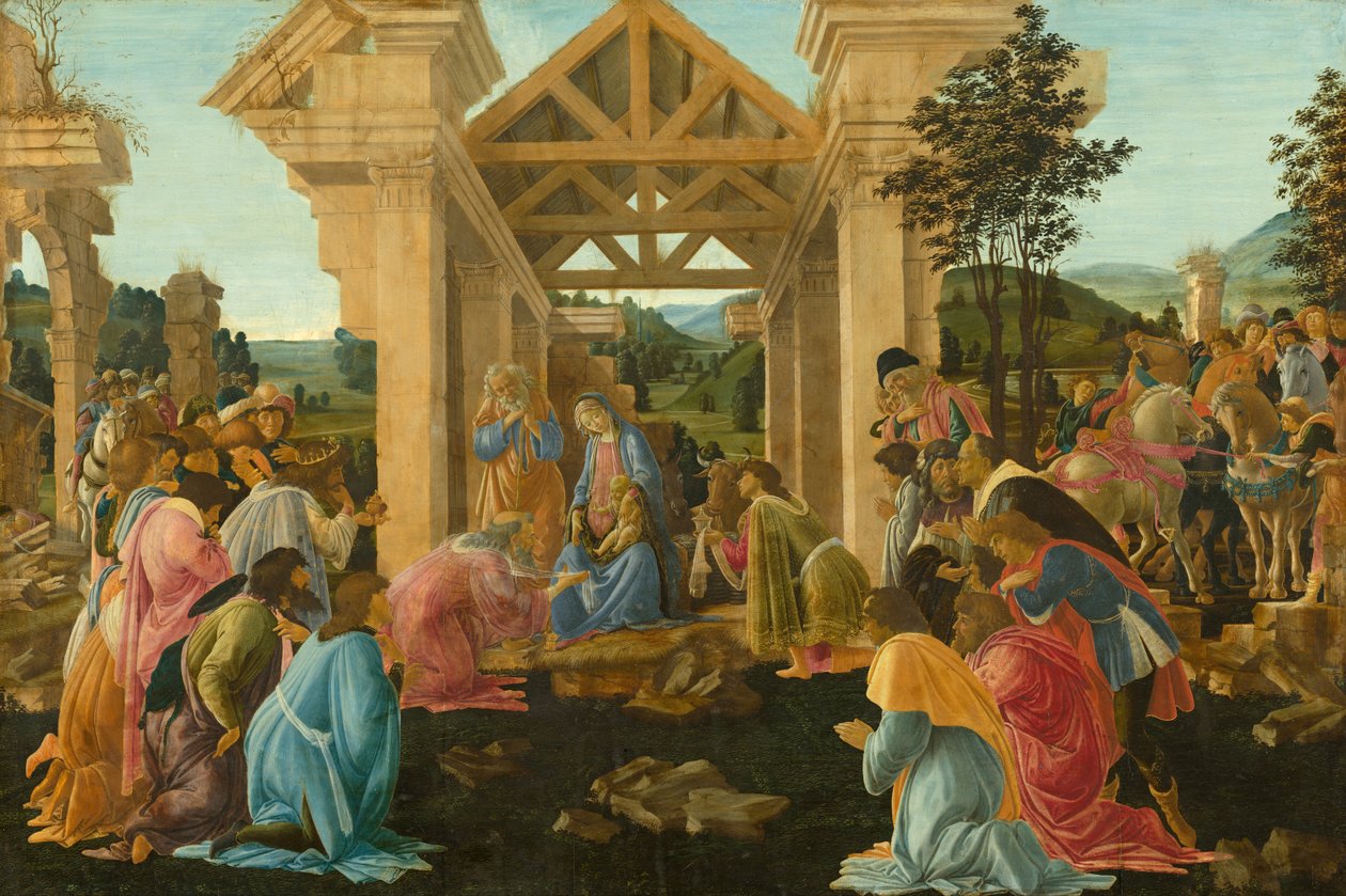 Klanění tří králů od Sandro Botticelli
