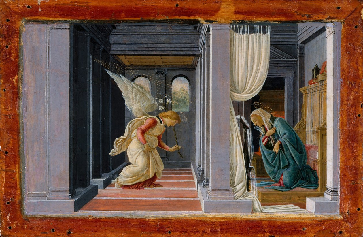 Zvěstování od Sandro Botticelli