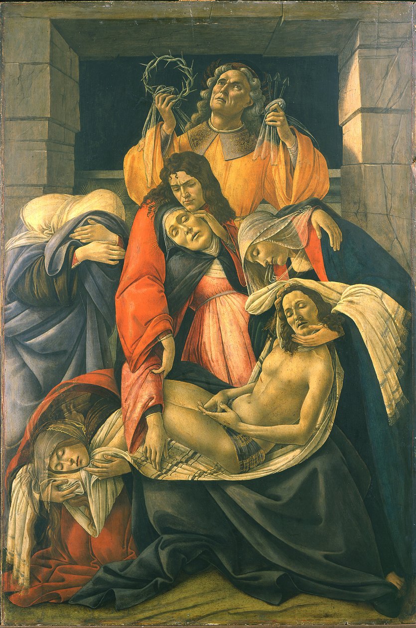 Pláč nad mrtvým Kristem od Sandro Botticelli